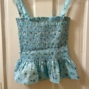 Creatures of Comfort peplum cropped top